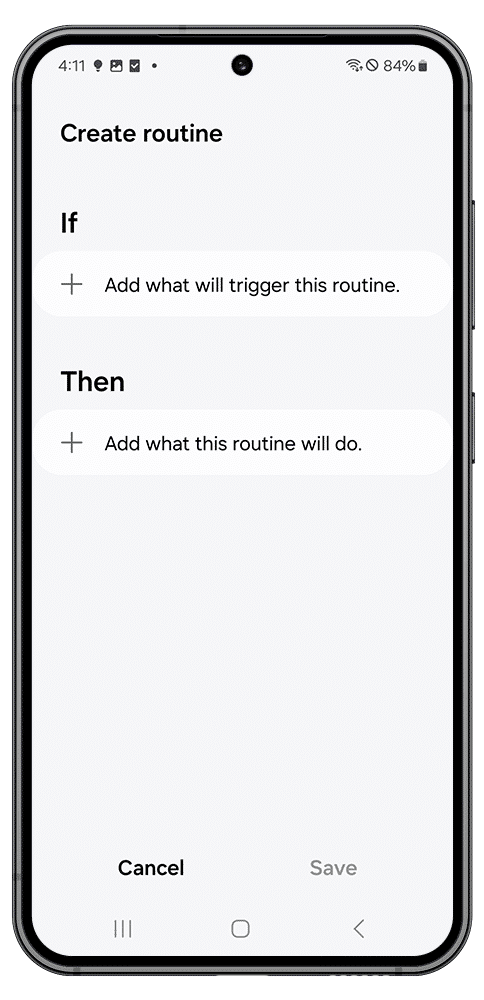 SmartThings routine instellen in de Samsung SmartThings app