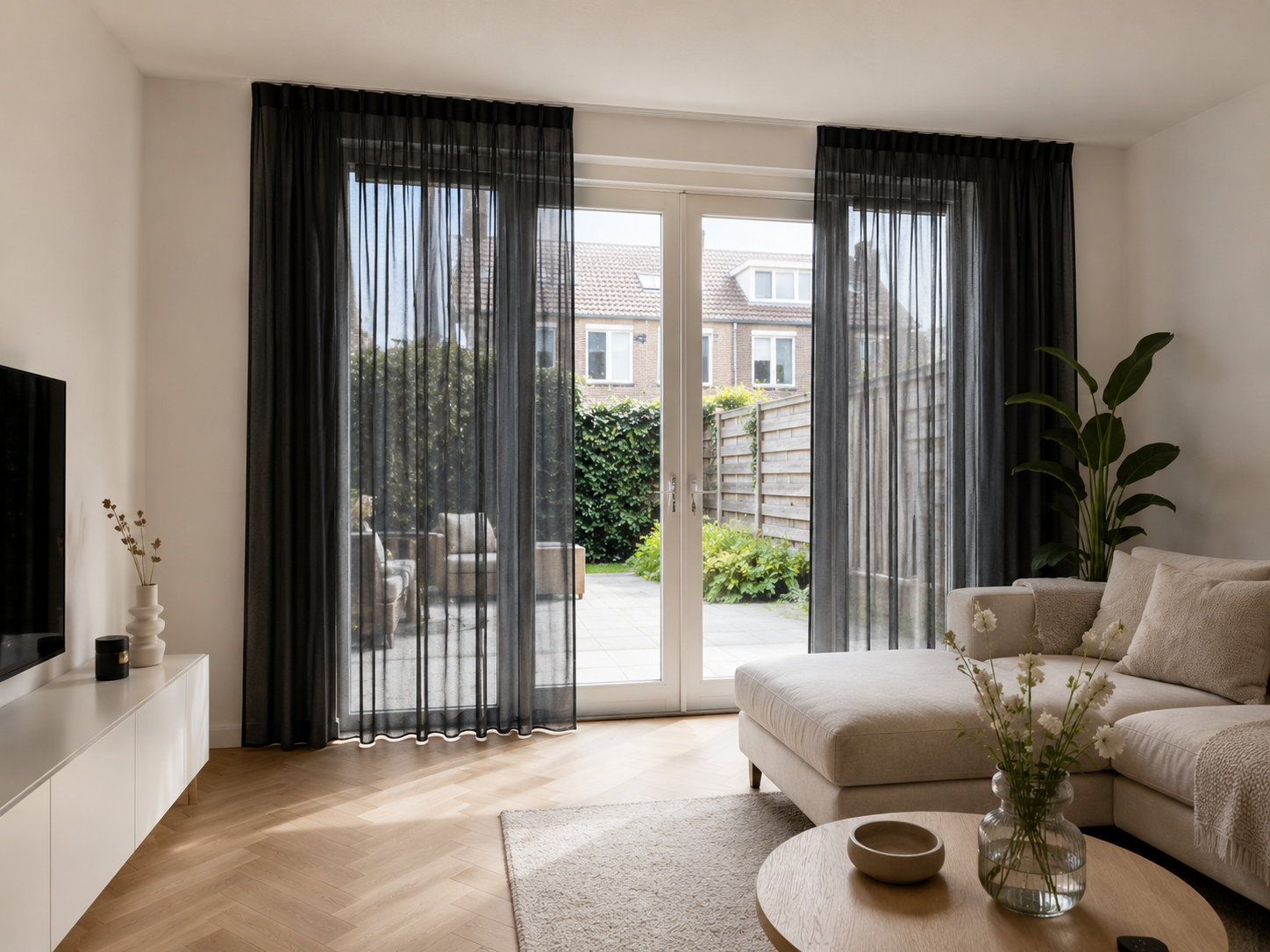 Inbetween gordijnen op maat van Smartblinds