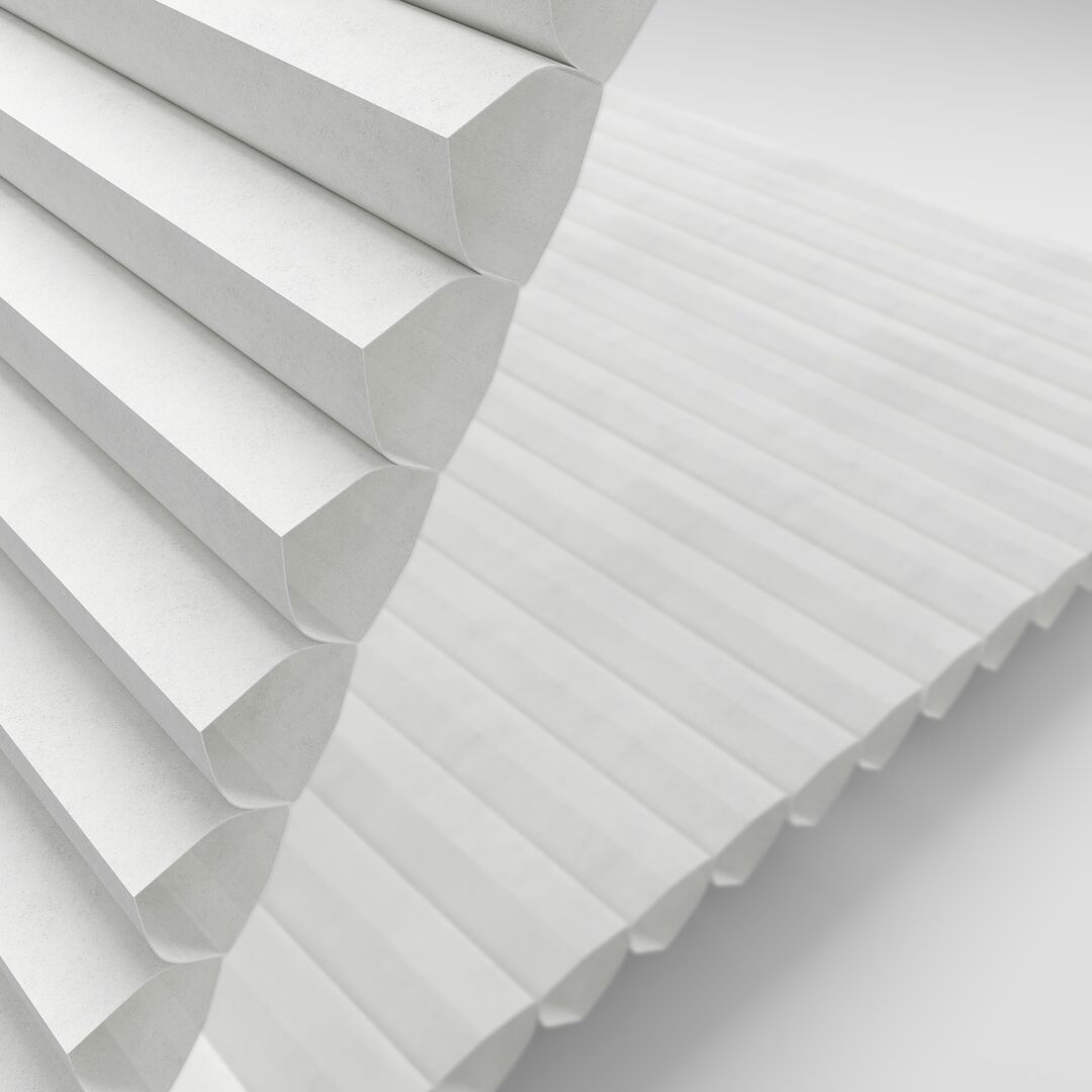 Silk Arctic White plisségordijn