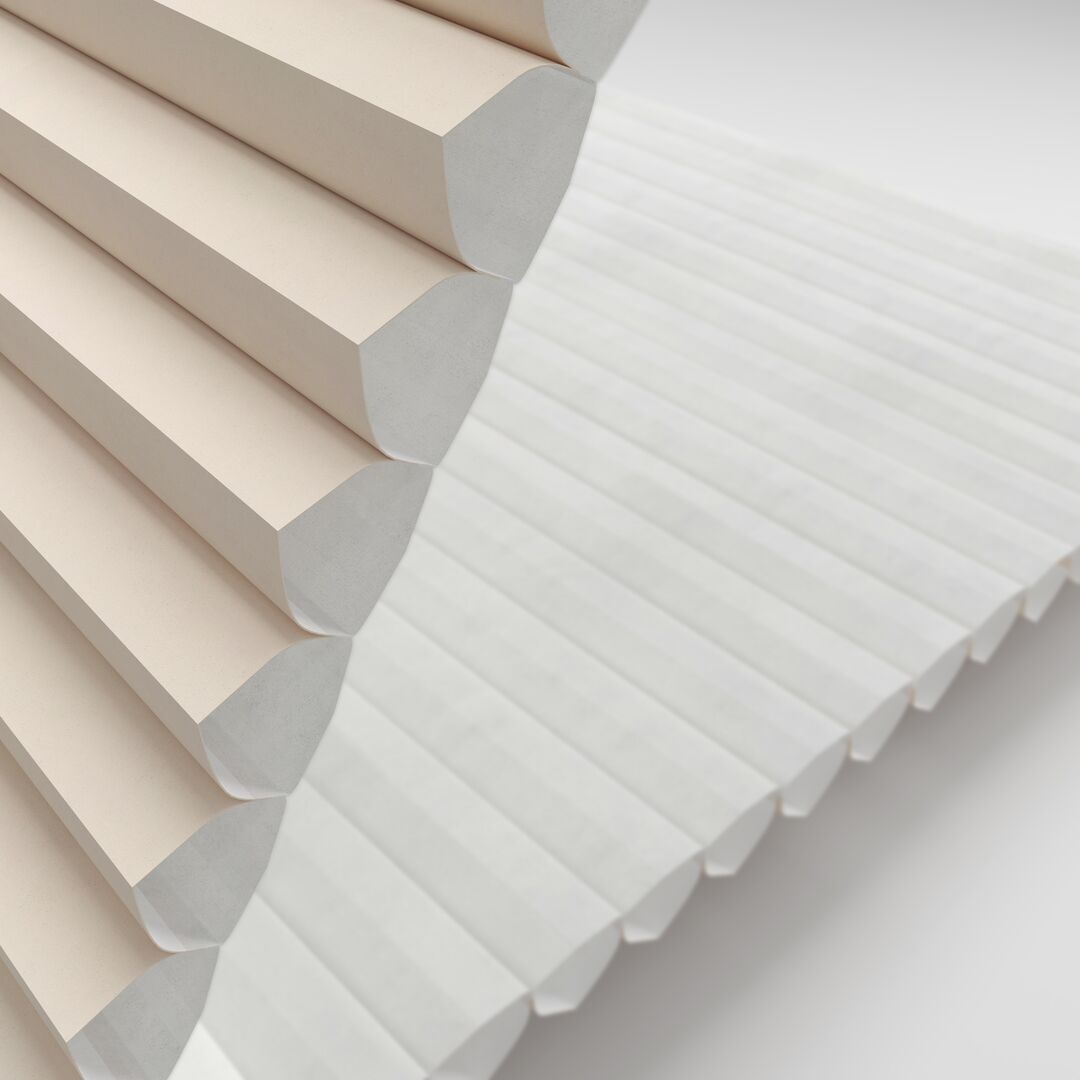 Silk Light Champagne plisségordijn