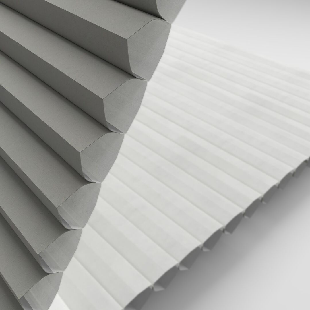 Silk Slate Grey plisségordijn