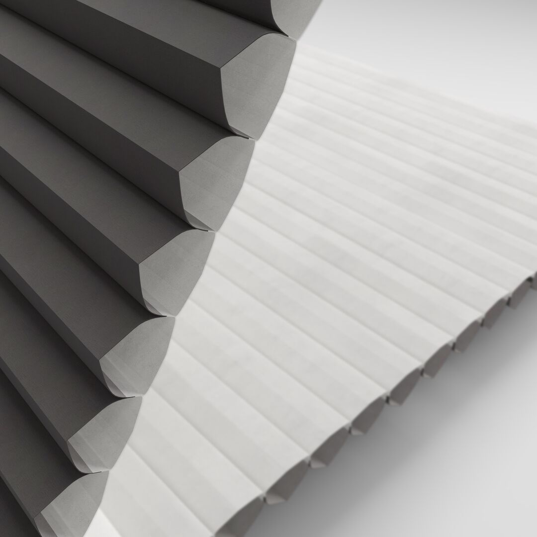 Silk Midnight Black plisségordijn